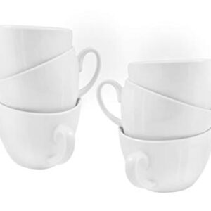 Amuse- Professional Barista Cozy Cappuccino Mug- Set of 6- 10 oz.