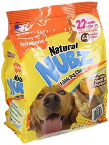 natural nubz edible dog chews 22ct. (2.6lb bag)(pack of 2)