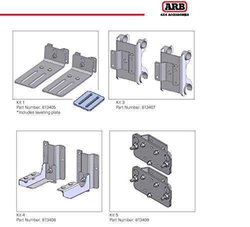 ARB 813409 Awning Bracket Quick Release Kit 5, Compatible for All ARB Awning Models