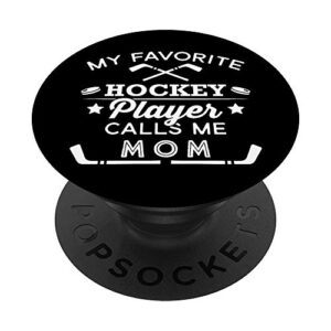 favorite ice hockey player gift for mom popsockets popgrip: swappable grip for phones & tablets
