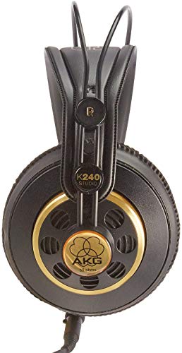 AKG K240 Studio Semi-Open Over-Ear Professional Studio Headphones with Knox Gear Headphone Amplifier
