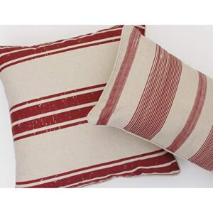 Thro by Marlo Lorenz Throw Pillow, Natural Red