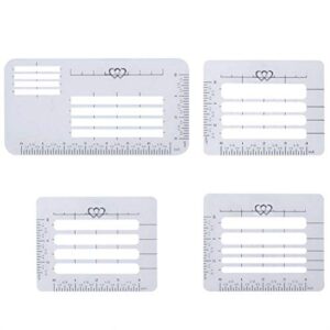 supvox 4pcs addressing guide stencil templates for envelopes thank you card