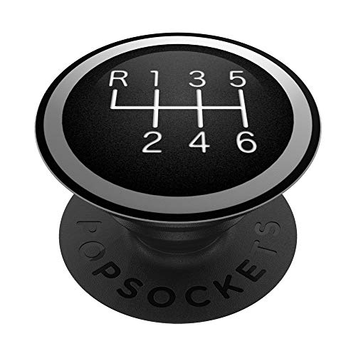 GEAR SHIFTER CAR SHIFT MANUAL CARS RACING BIRTHDAY GIFT PopSockets PopGrip: Swappable Grip for Phones & Tablets