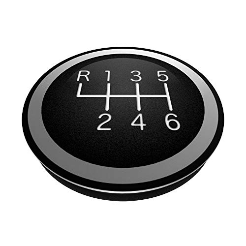 GEAR SHIFTER CAR SHIFT MANUAL CARS RACING BIRTHDAY GIFT PopSockets PopGrip: Swappable Grip for Phones & Tablets