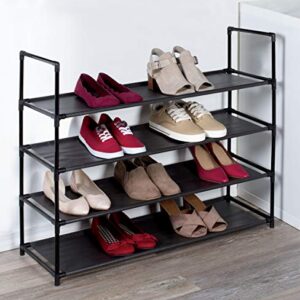 American Dream Home Goods Organizer 6920-BK Shoe Rack, Black