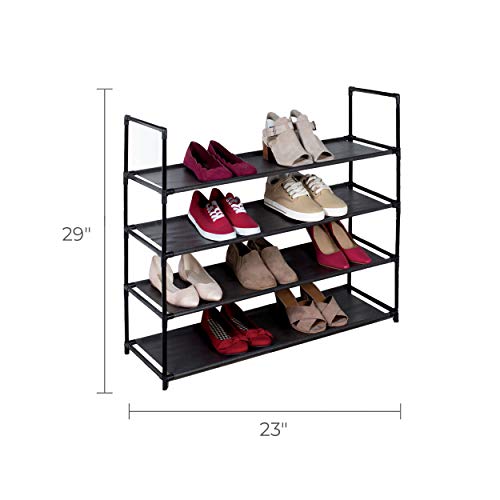 American Dream Home Goods Organizer 6920-BK Shoe Rack, Black