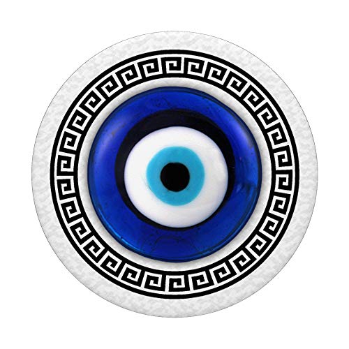 Greek Matiasma Evil Eye & Key Symbol PopSockets PopGrip: Swappable Grip for Phones & Tablets