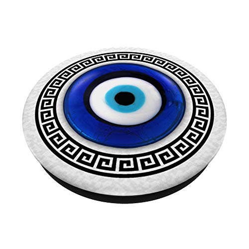 Greek Matiasma Evil Eye & Key Symbol PopSockets PopGrip: Swappable Grip for Phones & Tablets