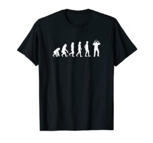 funny human evolution to virtual reality tshirt