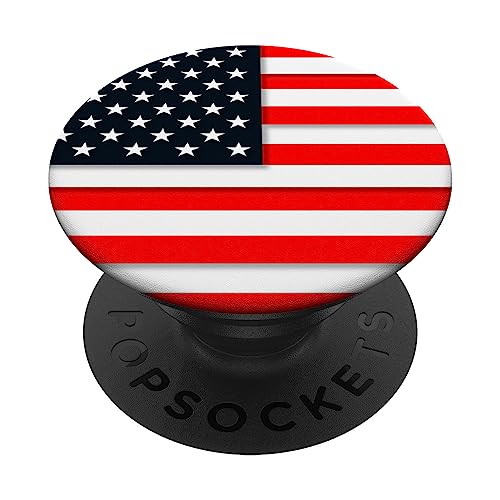 USA Patriotism Inspired American Flag Design PopSockets Swappable PopGrip