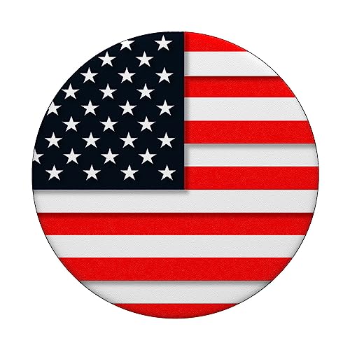 USA Patriotism Inspired American Flag Design PopSockets Swappable PopGrip