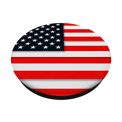 USA Patriotism Inspired American Flag Design PopSockets Swappable PopGrip