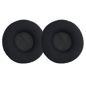 kwmobile ear pads compatible with sennheiser urbanite earpads - 2x replacement for headphones - black