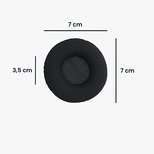 kwmobile Ear Pads Compatible with Sennheiser Urbanite Earpads - 2X Replacement for Headphones - Black