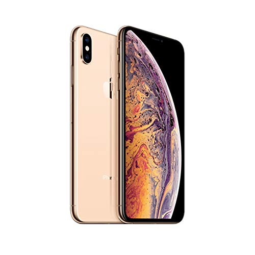 Apple iPhone XS Max, US Version, 64GB, Gold - Unlocked (Renewed)