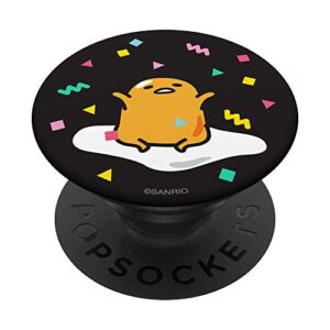 gudetama celebrate confetti popsockets popgrip: swappable grip for phones & tablets