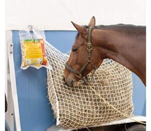 neftf slow feed hay net bag full day horse feeding large feeder bag with small holes