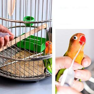 V-Cheetong Birds Pet Feeder Parrot Feeding Syringe with Anti-Slip Tube,Hand Feeding Food for Baby Birds Animals Care Tool Set for Peony Cockatiel Parrot