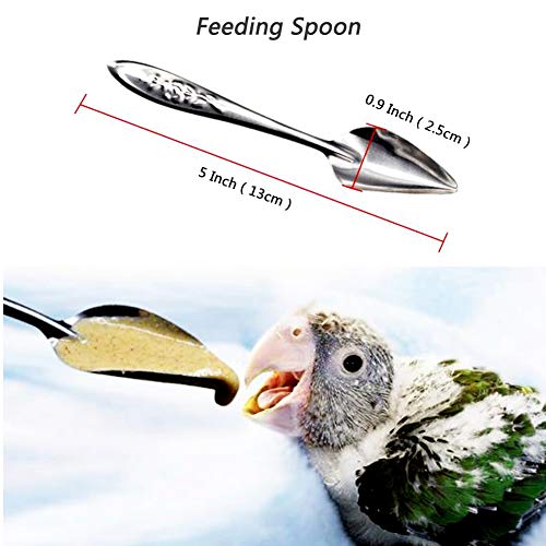 V-Cheetong Birds Pet Feeder Parrot Feeding Syringe with Anti-Slip Tube,Hand Feeding Food for Baby Birds Animals Care Tool Set for Peony Cockatiel Parrot