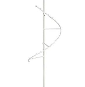 FixtureDisplays® 60" High Spiral Clothing Rack with 20 Ball Stops, Versatile Apparel Hanger Floor Stand Display Rack 16967-NPF