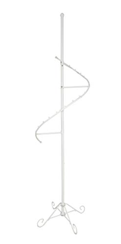 FixtureDisplays® 60" High Spiral Clothing Rack with 20 Ball Stops, Versatile Apparel Hanger Floor Stand Display Rack 16967-NPF