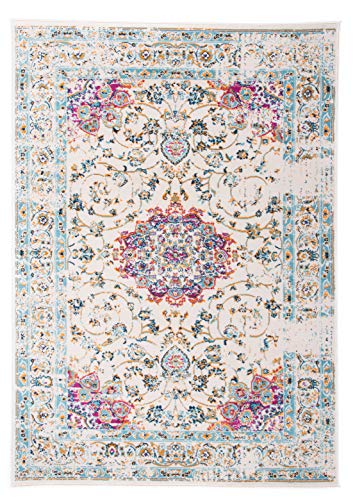Rugshop Traditional Persian Area Rug 5' x 7' Pink