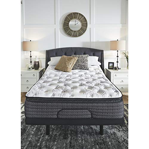 Signature Design by Ashley Limited Edition 11 Inch Pillowtop Hybrid Mattress, CertiPUR-US Certified Gel Foam, Queen