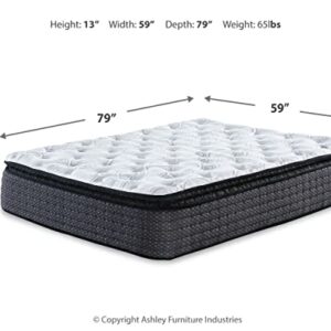 Signature Design by Ashley Limited Edition 11 Inch Pillowtop Hybrid Mattress, CertiPUR-US Certified Gel Foam, Queen