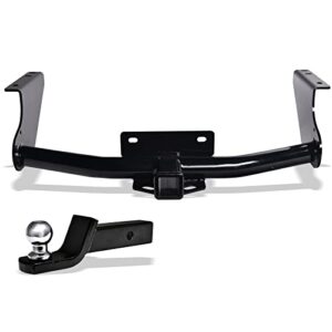 stehlen 733469492283 class 4 trailer hitch receiver 2" with loaded ball mount for ram 1500 2009-2018 / classic 2019-2022