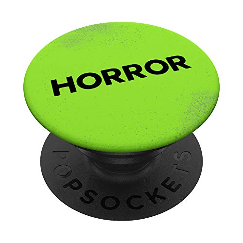 VHS Horror Movie Rental Logo - 80s VCR Collector PopSockets PopGrip: Swappable Grip for Phones & Tablets