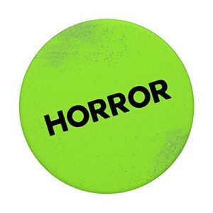 VHS Horror Movie Rental Logo - 80s VCR Collector PopSockets PopGrip: Swappable Grip for Phones & Tablets