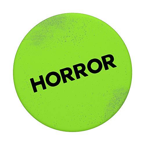 VHS Horror Movie Rental Logo - 80s VCR Collector PopSockets PopGrip: Swappable Grip for Phones & Tablets