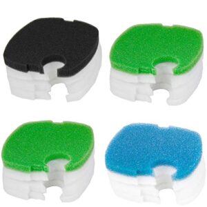 aquaneat replacement canister filter pads compatible with sunsun hw-304b/404b/704b/3000 cf500 generic filter floss aquarium filter media