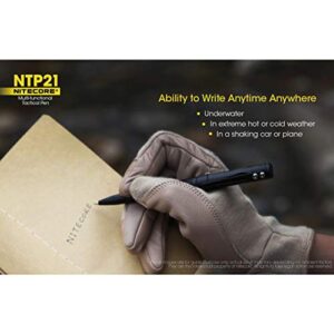 Nitecore NTP21 Multi-functional Premium Tactical Pen with LumenTac Organizer