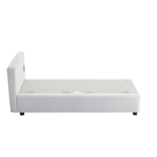 Modway EEI-3044 Activate Contemporary Modern Fabric Upholstered Apartment Sofa Couch In White