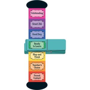 Really Good Stuff Mini Behavior Trackers (Set of 12) – 8⅜"H Each – Encourage Students to Monitor Behavior by Moving Slider – Personal Behavior Tracker for Student Desks – Foster Behavior Awareness