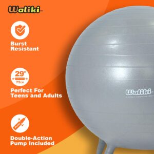 WALIKI Chair Ball with Feet for Kids | Alternative Classroom Seating | Balance Ball | (30"/75CM)