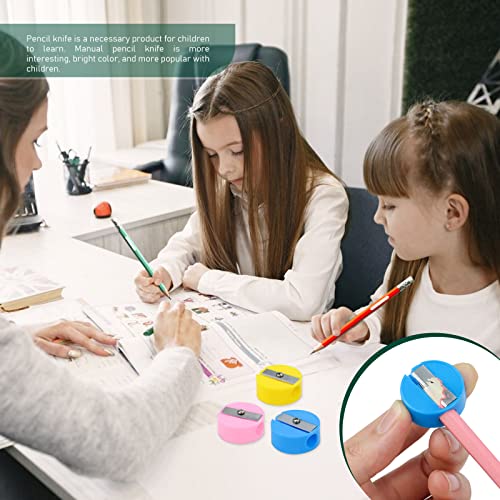 Yexpress 144 Pcs Bulk Round Pencil Sharpeners, Colorful Plastic Manual Sharpeners for Office School Supplies and Gifts (Multicolor)