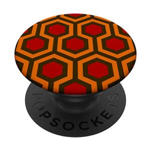 overlook hotel carpet popsockets popgrip: swappable grip for phones & tablets