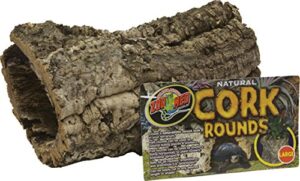 zoo med natural cork rounds large (10"-13" long) - pack of 12