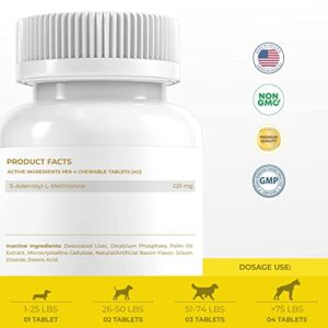 Coco and Luna Same for Dogs - S-Adenosyl-L-Methionine, Liver Supplements for Dogs - Brain Supplement for Dogs, Promotes Cognitive Support, Dog Liver Support Supplement