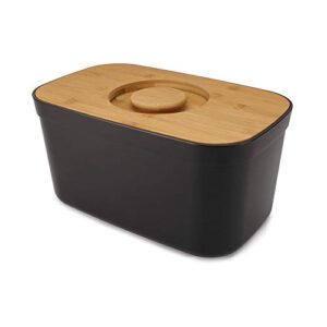 joseph joseph bread box with removable bamboo cutting board