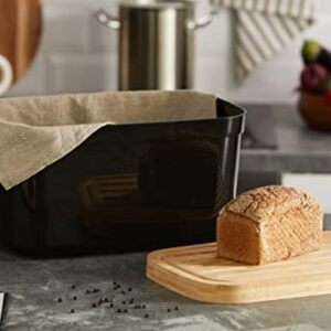 Joseph Joseph Bread Box with Removable Bamboo Cutting Board