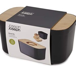 Joseph Joseph Bread Box with Removable Bamboo Cutting Board