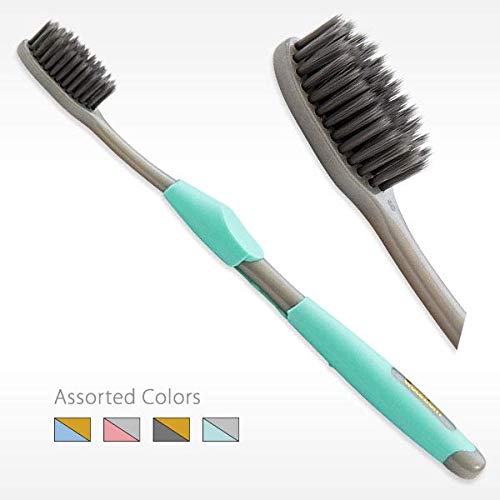 HDP Euro-Tech Toothbrush Size:Pack of 5 with Bonus Type:Charcoal