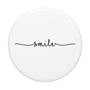 Style101 PopSocket - Smile -PopSockets Grip PopSockets PopGrip: Swappable Grip for Phones & Tablets