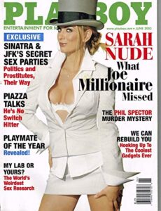 playboy magazine - sarah kozer nude - june 2003 - original issue