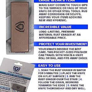 Dalstrong Premium Rust Eraser - Knife Maintenance and Care - For Knives, Scissors, Steel Pots and Pans, Whetstones, and more - Calcium Carbonate