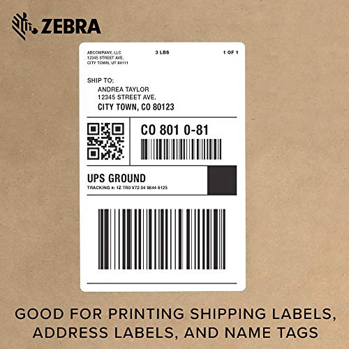 ZEBRA ZD620t Thermal Transfer Desktop Printer 300 dpi Print Width 4 in WiFi Bluetooth Ethernet Serial USB ZD62043-T01L01EZ